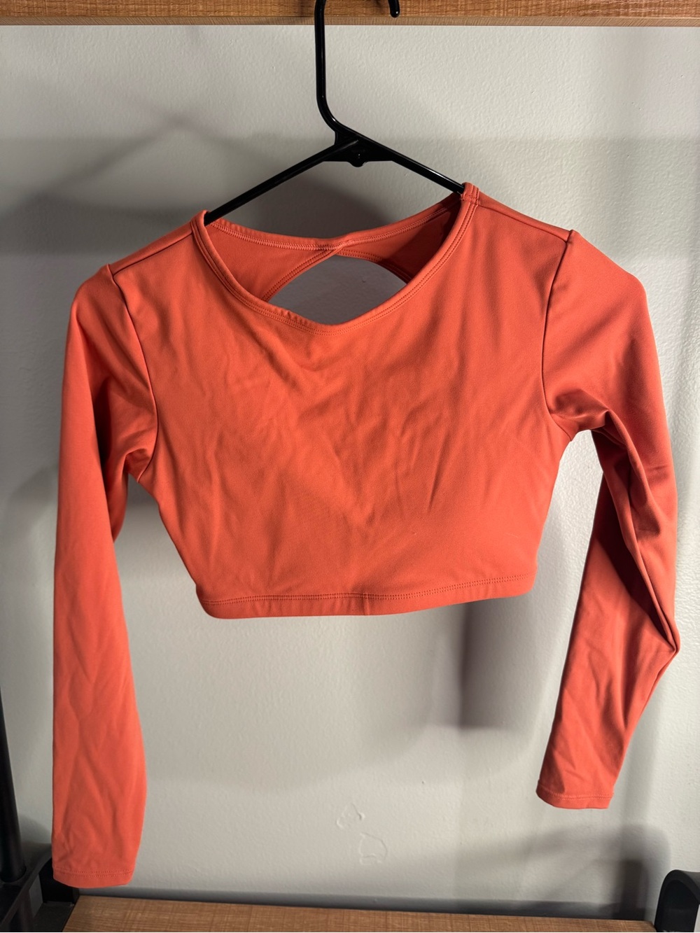 AOXJOX Women's Long Sleeve Crop - Earthy Brown XS